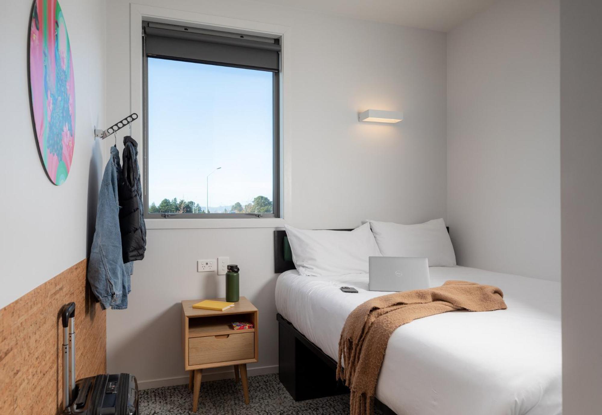 주시 스누즈 크라이스트처치 외부 사진 A room at the new student village